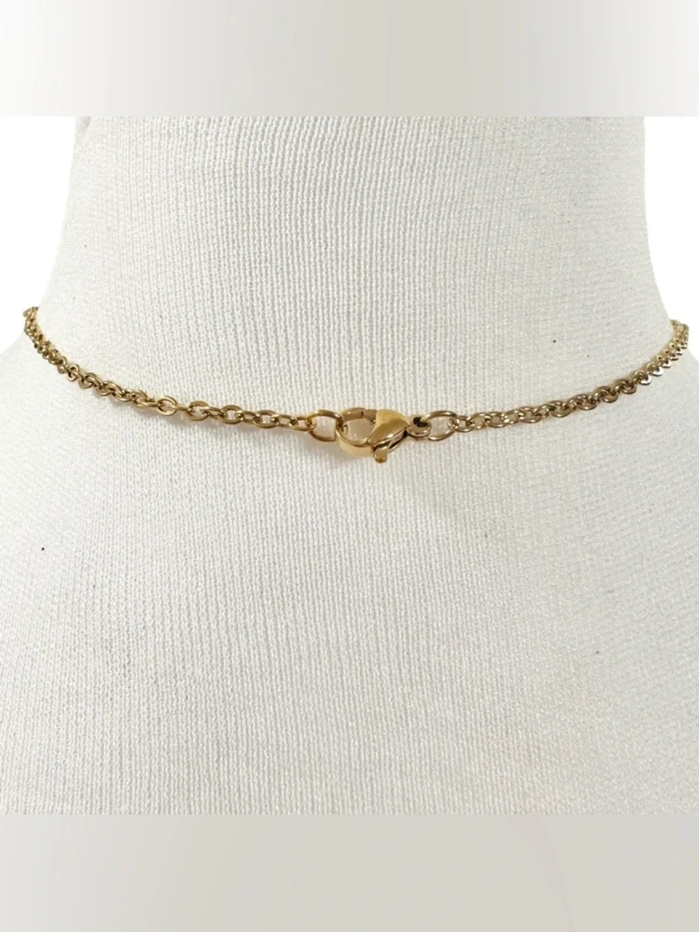 Authentic Louis Vuitton #306 Lock & Key Set on a 18K Gold Plated Chain Necklace - Picture 5 of 10